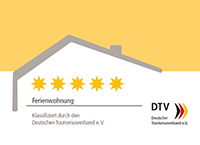 DTV-Klassifizierung Ferienwohnung – 5 Sterne